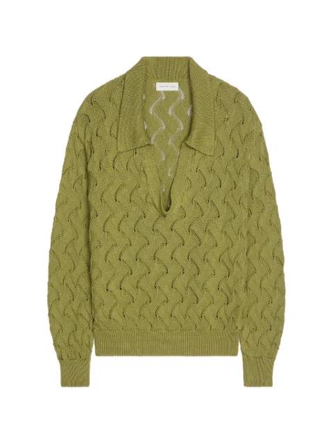 polo-collar sweater by DRIES VAN NOTEN