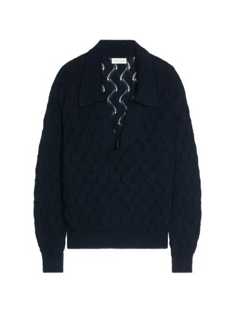 polo-collar sweater by DRIES VAN NOTEN