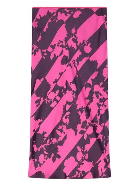 printed midi skirt by DRIES VAN NOTEN