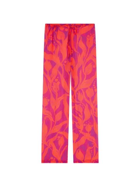 printed trousers by DRIES VAN NOTEN