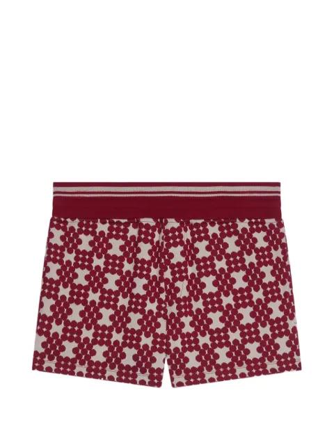 ribbed jacquard shorts by DRIES VAN NOTEN