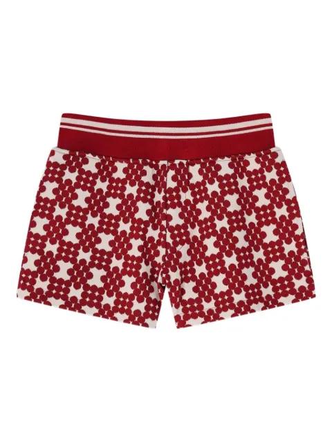 ribbed jacquard shorts by DRIES VAN NOTEN