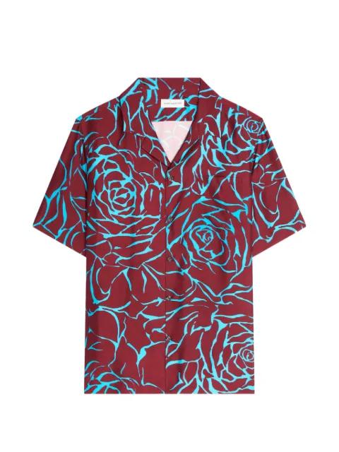rose-print shirt by DRIES VAN NOTEN