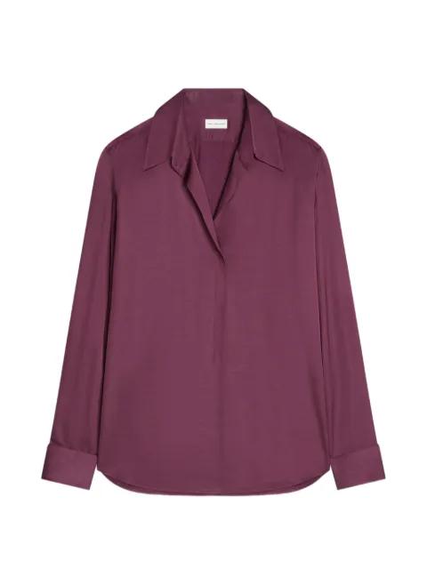 satin-finish shirt by DRIES VAN NOTEN