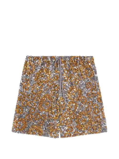 sequin-embellished shorts by DRIES VAN NOTEN