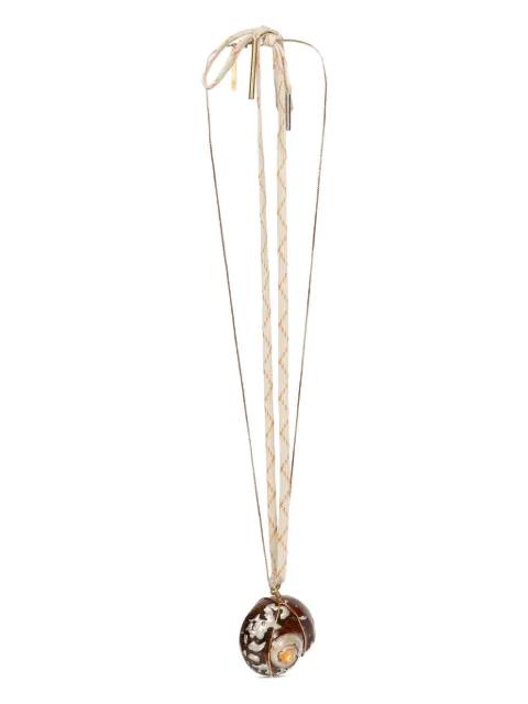 shell-charm necklace by DRIES VAN NOTEN