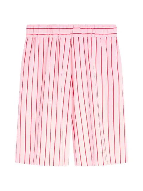 striped cotton shorts by DRIES VAN NOTEN