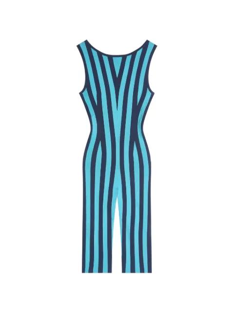 striped jumpsuit by DRIES VAN NOTEN
