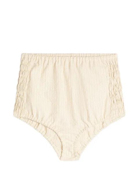 striped micro shorts by DRIES VAN NOTEN