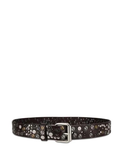 studded leather belt by DRIES VAN NOTEN