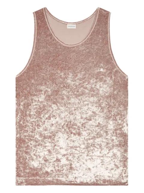 velvet tank top by DRIES VAN NOTEN