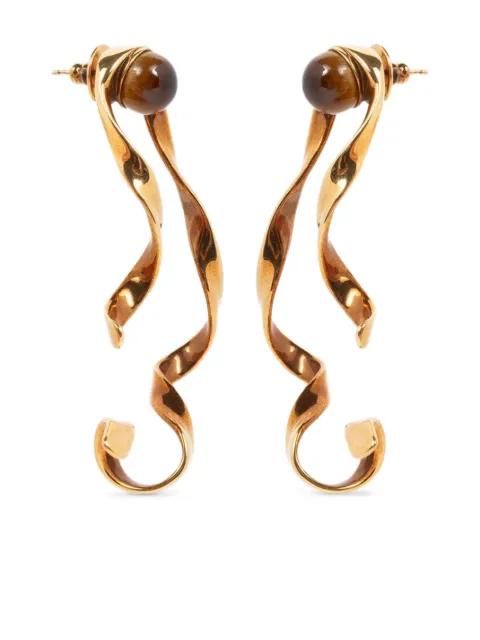 wave earrings by DRIES VAN NOTEN