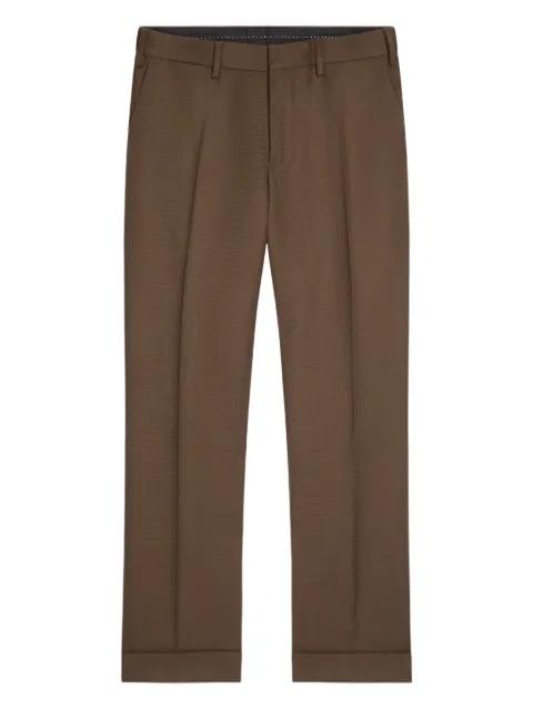 wool straight-leg trousers by DRIES VAN NOTEN
