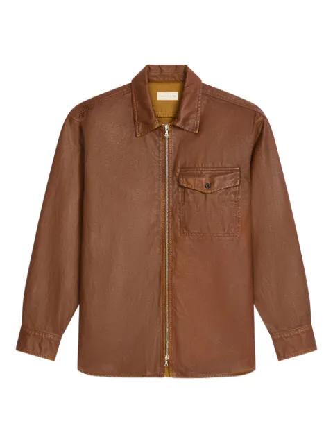 zipped shirt by DRIES VAN NOTEN