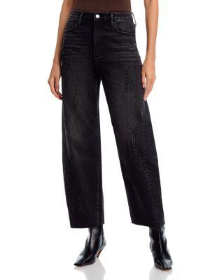 Parker x Jingle High Rise Ankle Barrel Jeans in Black by DRIFTWOOD