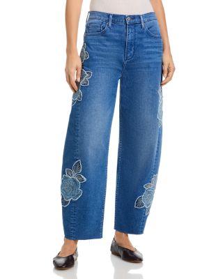 Parker x Rose High Rise Barrel Jeans in Medium Wash by DRIFTWOOD