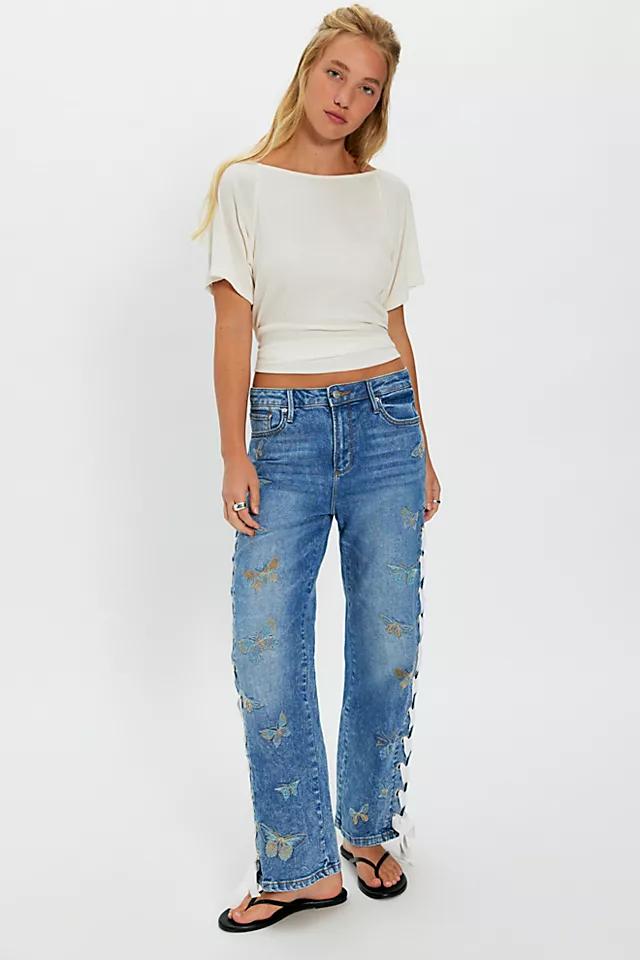 Driftwood Lacy Jeans by DRIFTWOOD | FREE PEOPLE