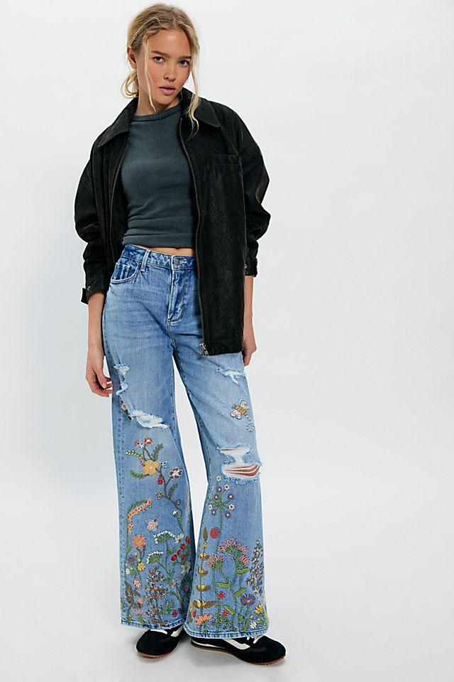 Driftwood Marlena X Copper Magnolia Jeans by DRIFTWOOD | FREE PEOPLE