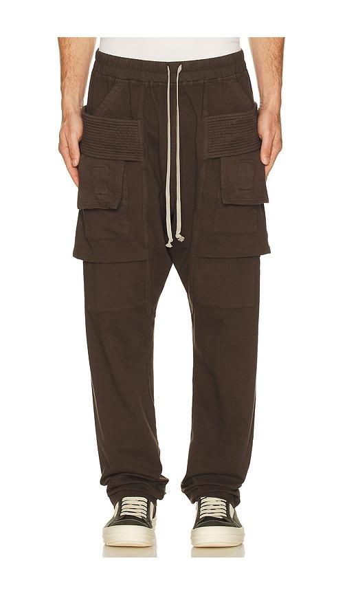 DRKSHDW by Rick Owens Creatch Cargo Drawstring in Grey by DRKSHDW BY RICK OWENS