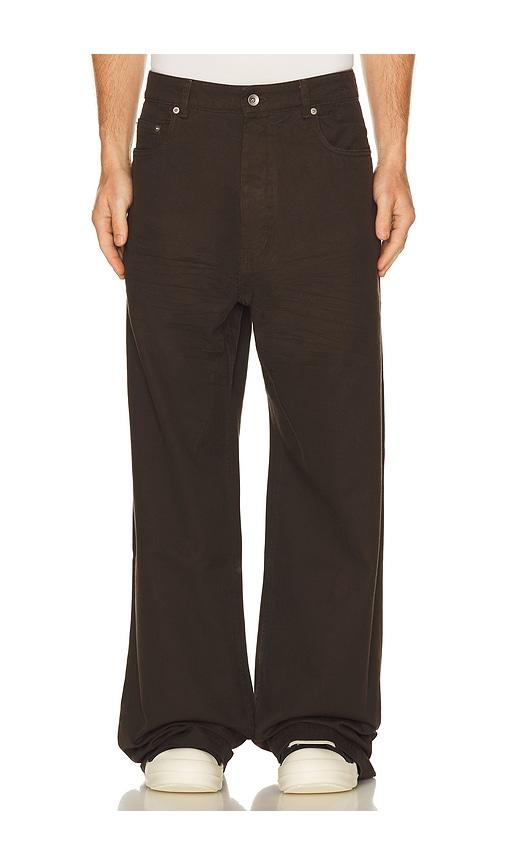 DRKSHDW by Rick Owens Geth Jeans in Brown by DRKSHDW BY RICK OWENS