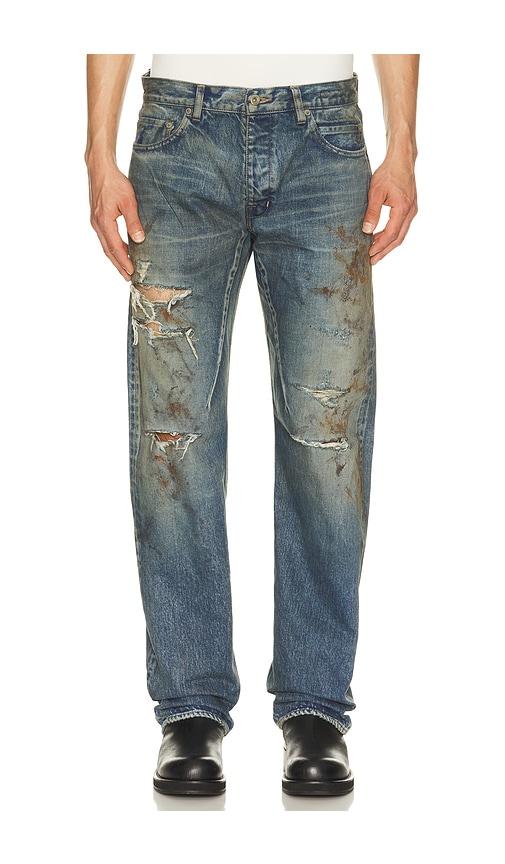 DRKSHDW by Rick Owens Kurdt Jeans in Blue by DRKSHDW BY RICK OWENS