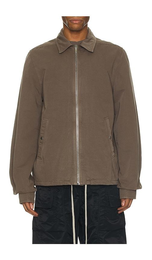 DRKSHDW by Rick Owens Zipfront Jacket in Grey by DRKSHDW BY RICK OWENS
