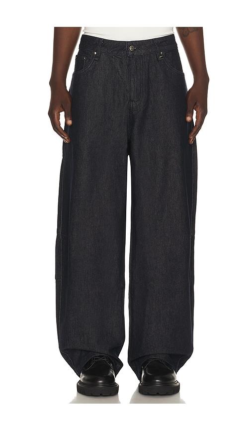 DRMERS CLUB Post It Note Jeans in Dark Blue by DRMERS CLUB