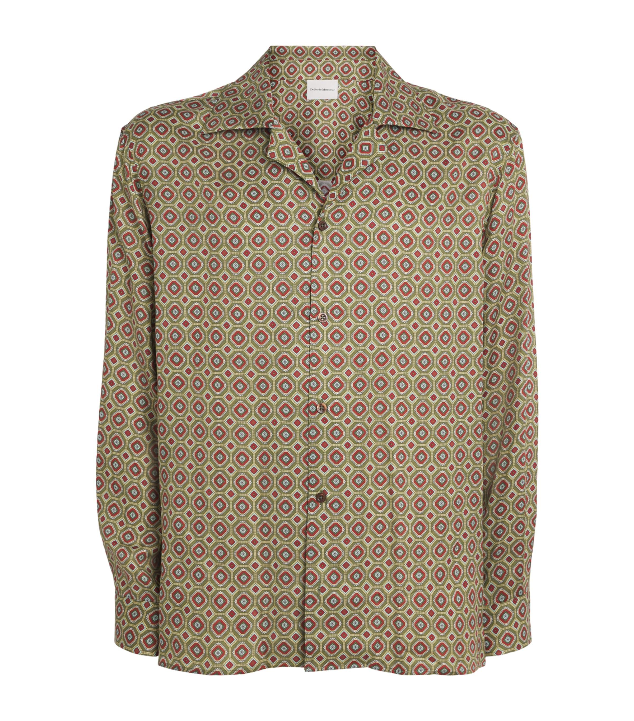 Drôle De Monsieur Chemise Geometric Print Shirt by DROLE DE MONSIEUR