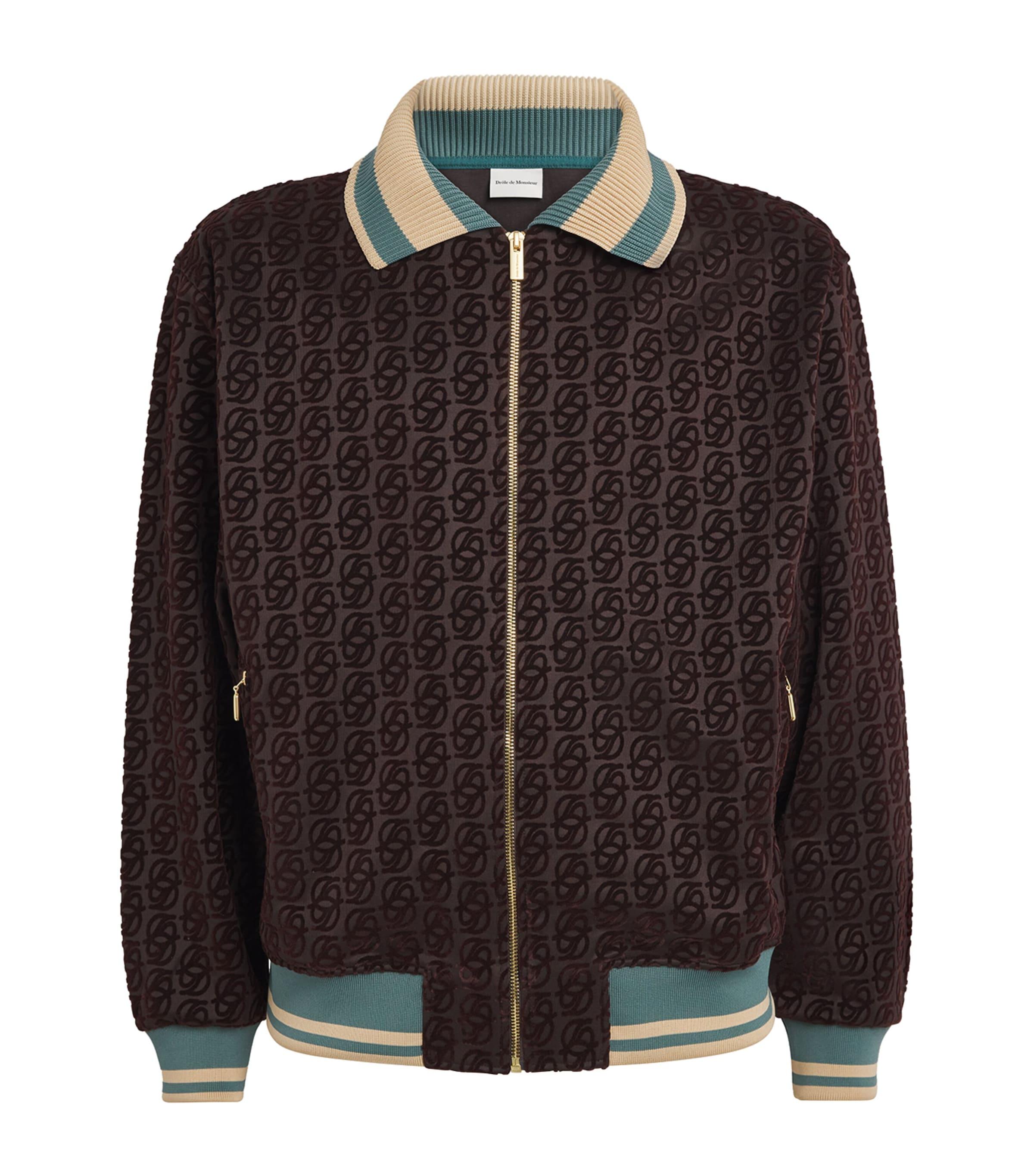 Drôle De Monsieur Monogram Track Jacket by DROLE DE MONSIEUR