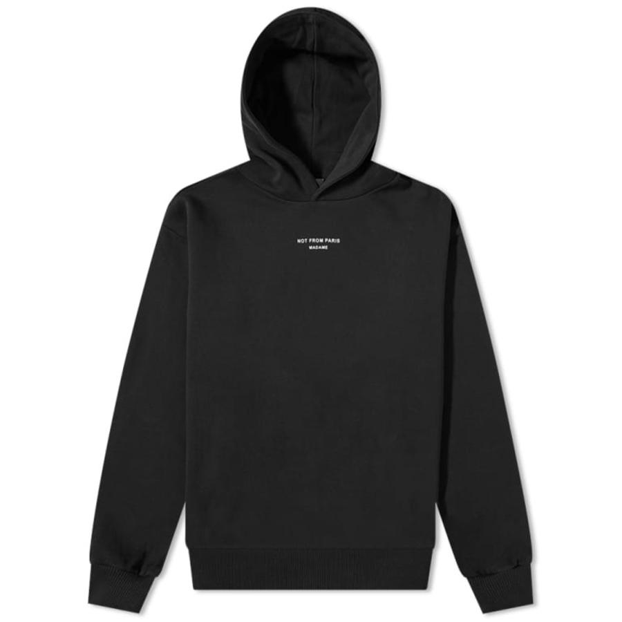 Drole De Monsieur Mens Not From Paris Madame Classic Hoodie by DROLE DE MONSIEUR