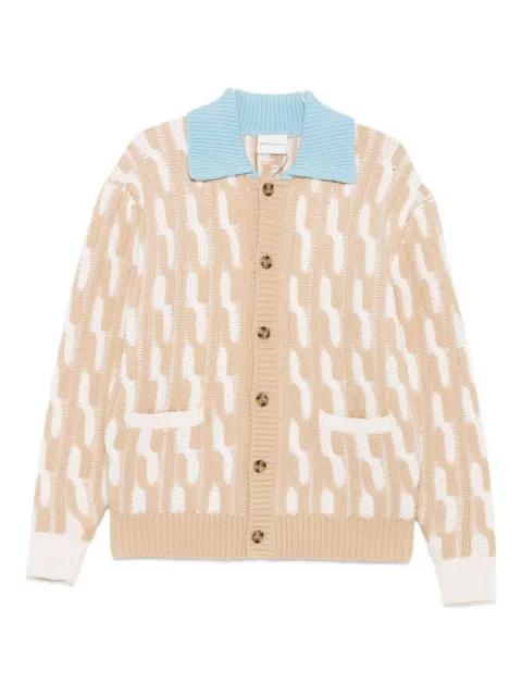 Family 3.0 cable-knit cardigan by DROLE DE MONSIEUR