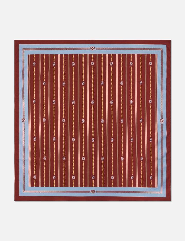 Foulard Rayure Monogramme by DROLE DE MONSIEUR