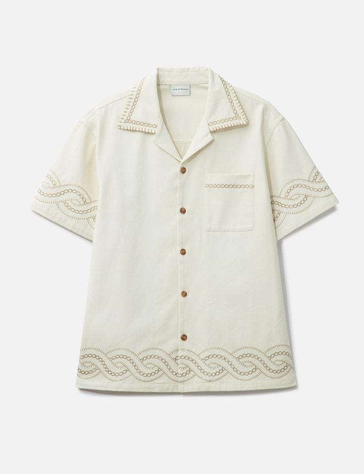 La Chemise Brodée Tresses by DROLE DE MONSIEUR