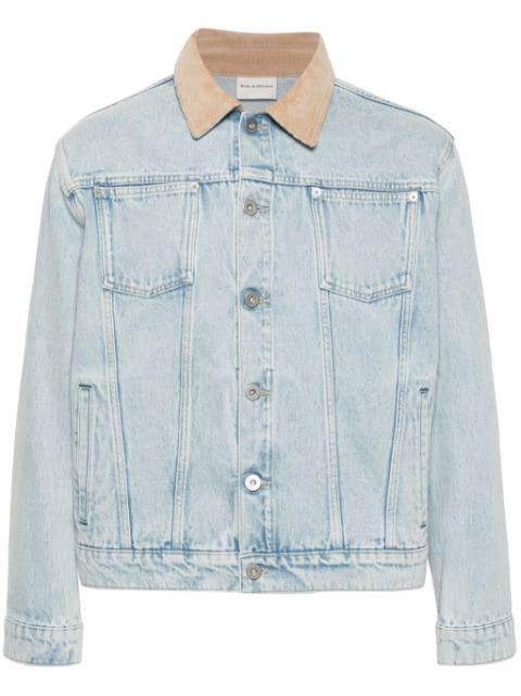 La Vest Jean Délavée denim jacket by DROLE DE MONSIEUR