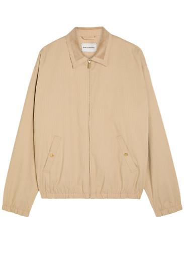 Le Blouson Drôle logo stretch-cotton jacket by DROLE DE MONSIEUR
