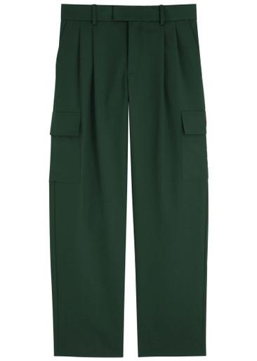 Le Pantalon Cargo Laine woven trousers by DROLE DE MONSIEUR