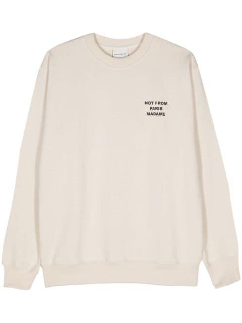 Le Sweatshirt Slogan top by DROLE DE MONSIEUR