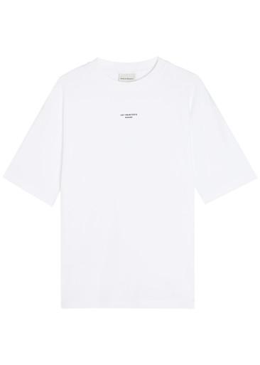 Le T-shirt Slogan printed cotton T-shirt by DROLE DE MONSIEUR
