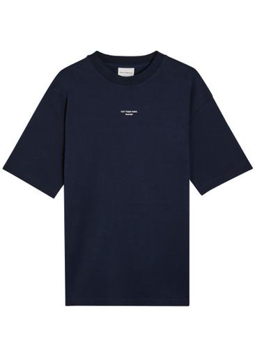 Le T-shirt Slogan printed cotton T-shirt by DROLE DE MONSIEUR
