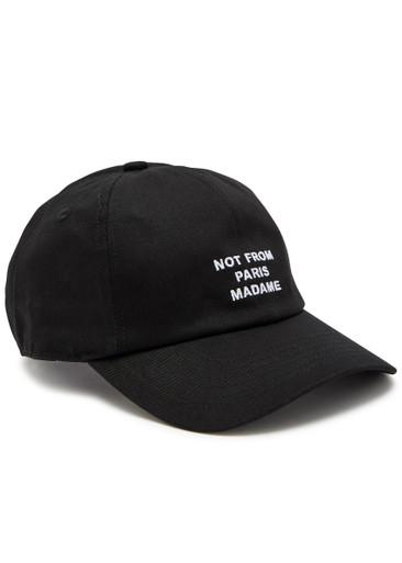 NFPM embroidered cotton cap by DROLE DE MONSIEUR