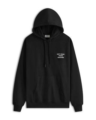 Not From Paris Slogan Drawstring Hoodie by DROLE DE MONSIEUR