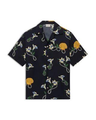 Relaxed Fit Floral Chemise Shirt by DROLE DE MONSIEUR