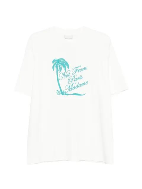 Slogan Palmiers T-shirt by DROLE DE MONSIEUR