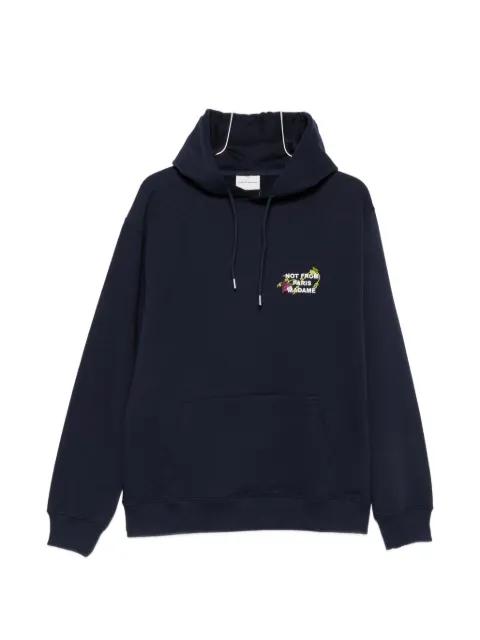 blue hoodie by DROLE DE MONSIEUR
