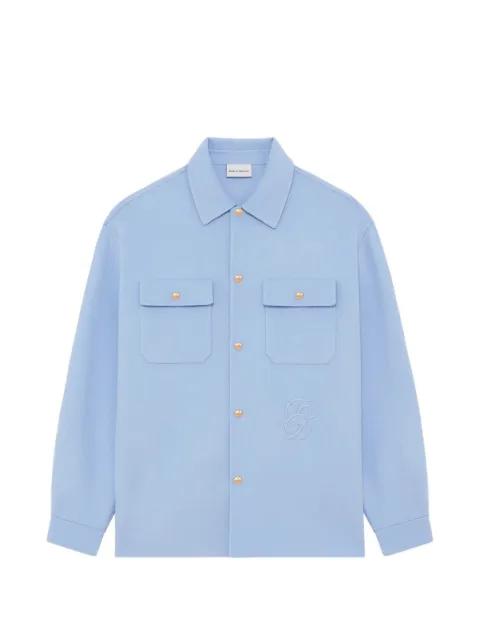 button chest-pocket shirt jacket by DROLE DE MONSIEUR