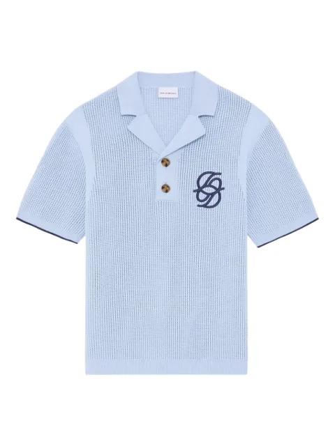button embroidered polo shirt by DROLE DE MONSIEUR