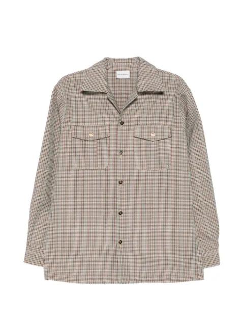 check-pattern overshirt by DROLE DE MONSIEUR