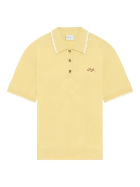 embroidered collar polo shirt by DROLE DE MONSIEUR
