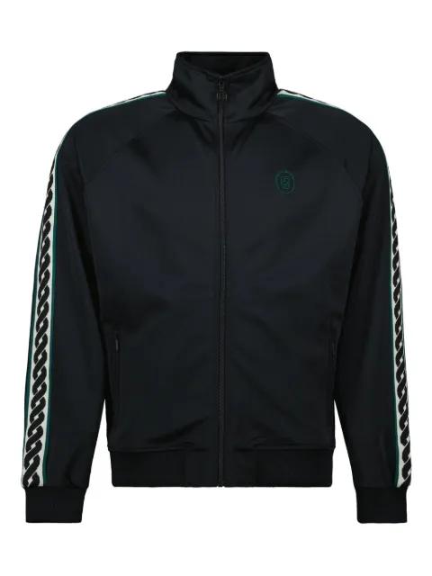 embroidered-logo cardigan by DROLE DE MONSIEUR