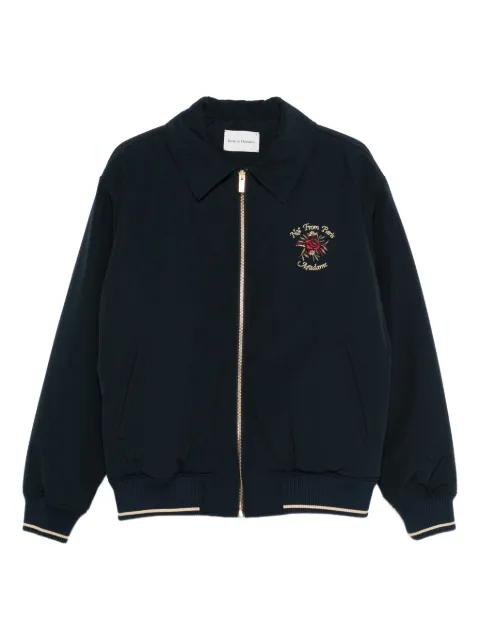 embroidery zip jacket by DROLE DE MONSIEUR